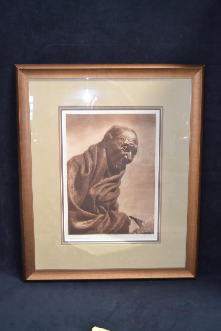 EDWARD CURTIS PHOTOGRAVURE "MORNING EAGLE-PIEGAN" (1 of 3)