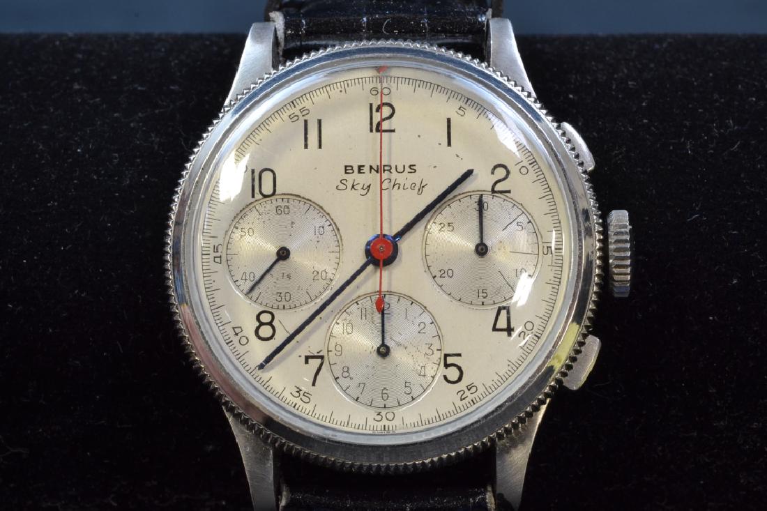 BENRUS "SKYCHIEF" MAN'S CHRONOGRAPH WRISTWATCH (1 of 4)