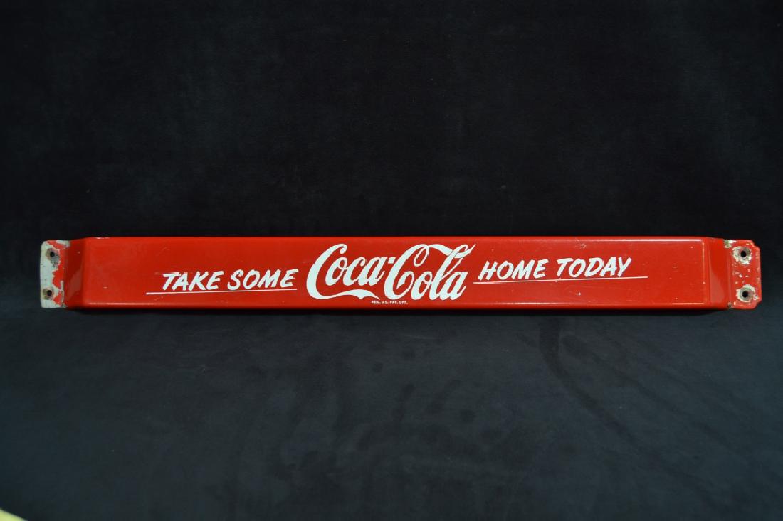 COCA COLA PORCELAIN DOOR PUSH SIGN (1 of 6)