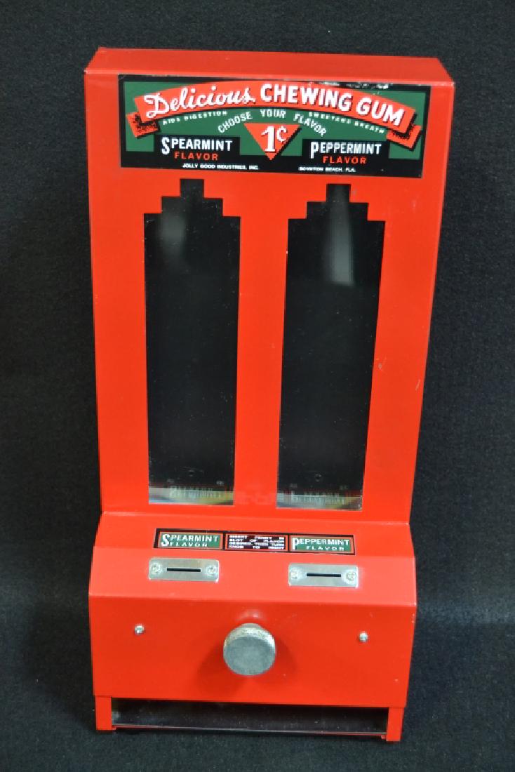 1 CENT "DELICIOUS CHEWING GUM" MACHINE