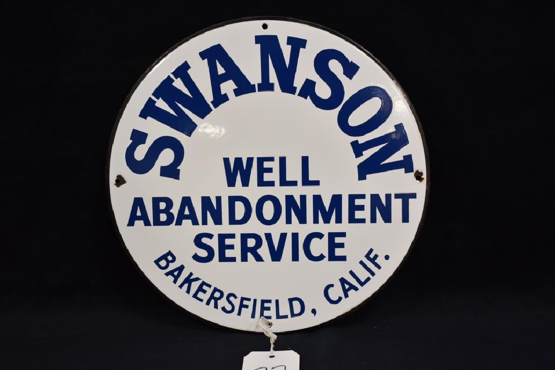 SWANSON WELL SERVICE ROUND SSP SIGN (1 of 2)