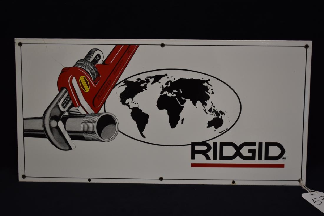 RIDGID PIPE WRENCH TOOL SSP SIGN (1 of 2)