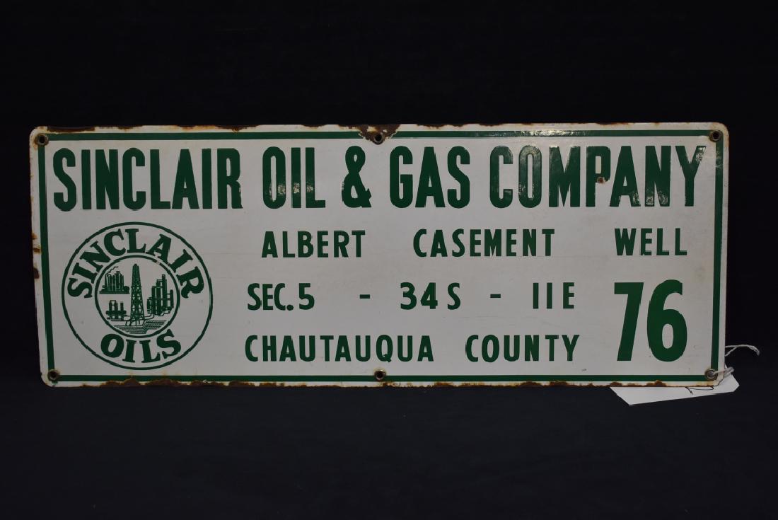SINCLAIR OIL & GAS CO CHAUTAUQUA NEW YORK SSP SIGN (1 of 2)