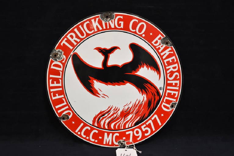 Oil Field Trucking Co Rising Phoenix Ssp Sign