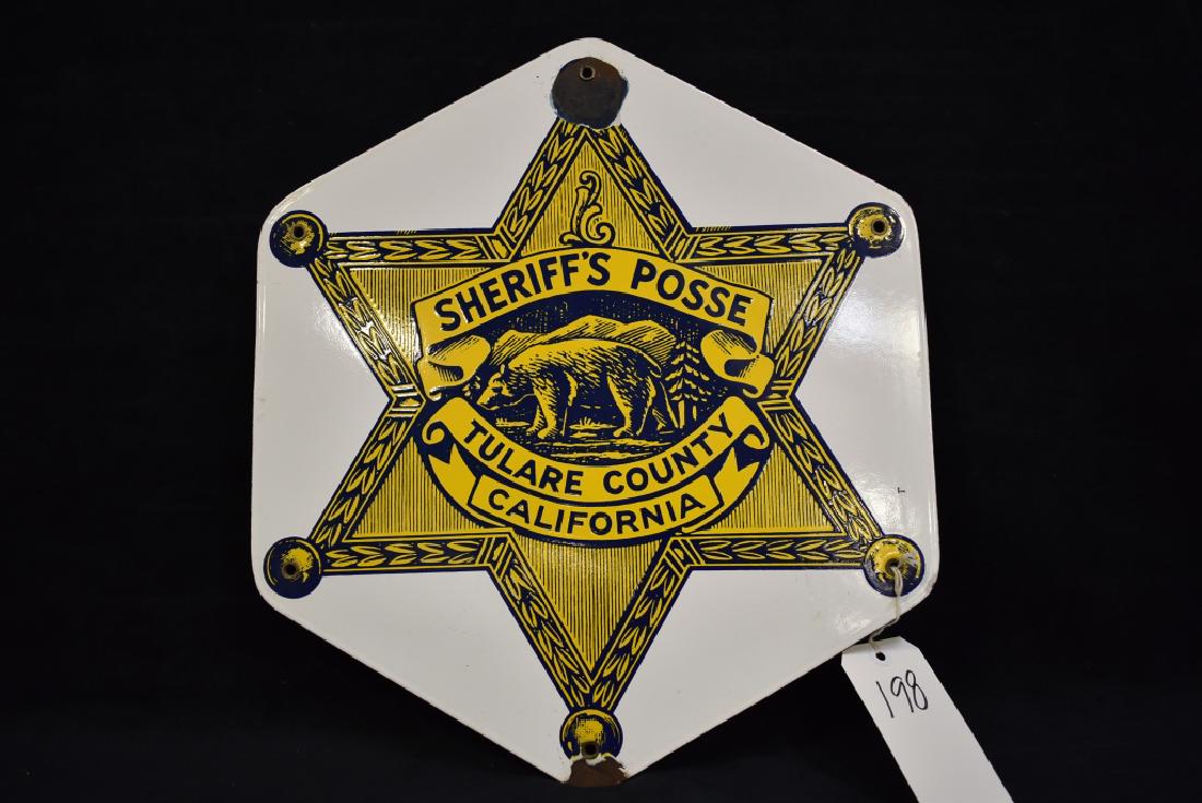 SHERIFFS POSSE TULARE COUNTY CALIFORNIA SSP SIGN (1 of 2)