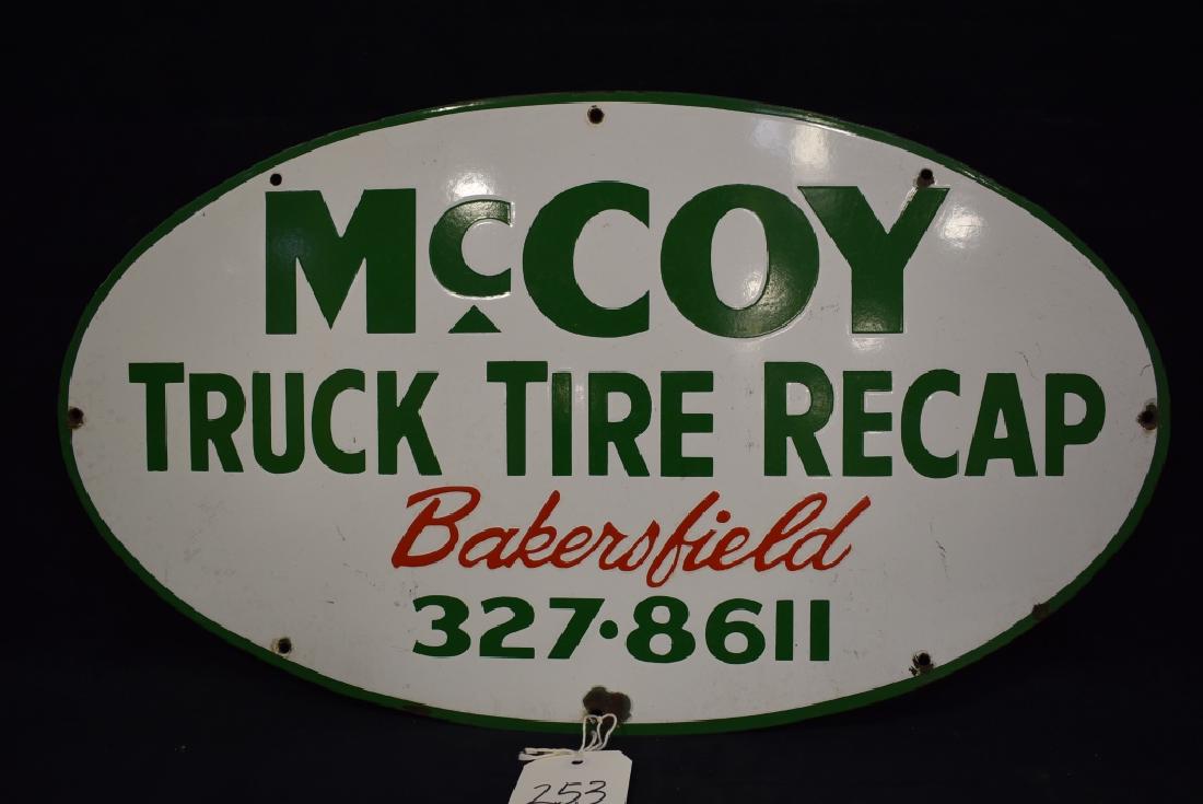 MCCOY TRUCK TIRE OVAL BAKERSFIELD SSP SIGN (1 of 2)