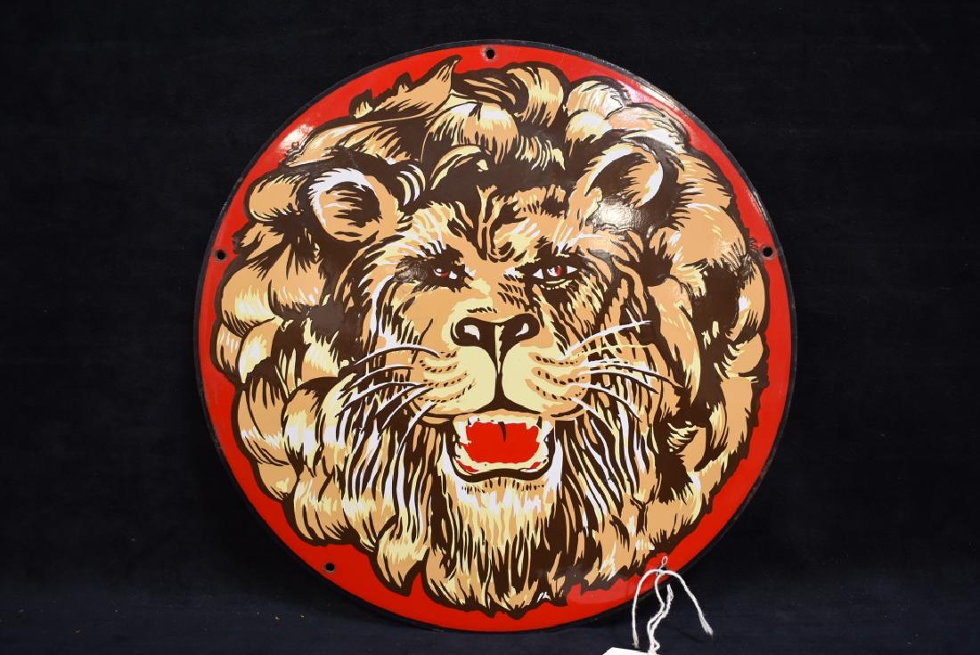 LION HEAD ROUND SSP SIGN (1 of 2)