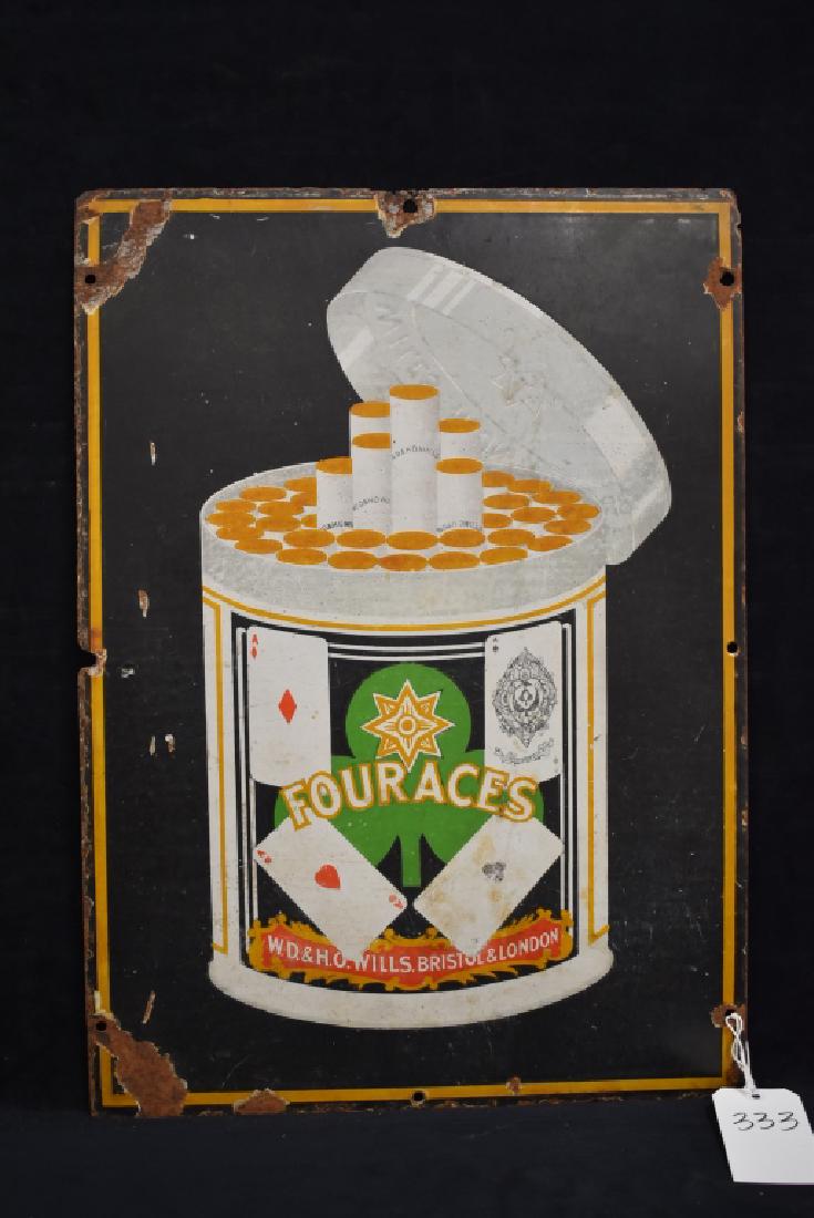 FOUR ACES BRISTOL & LONDON CIGARETTE SSP SIGN (1 of 2)