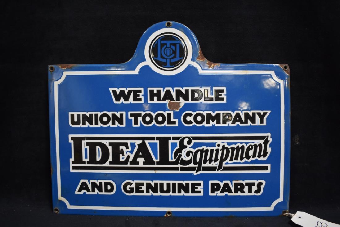 IDEAL EQUIPMENT UNION TOOL COMPANY SSP SIGN: 15 1/4" X 19"