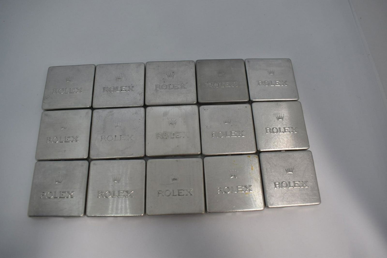 LOT OF 15 VINTAGE ROLEX PARTS TIN CASES (1 of 3)