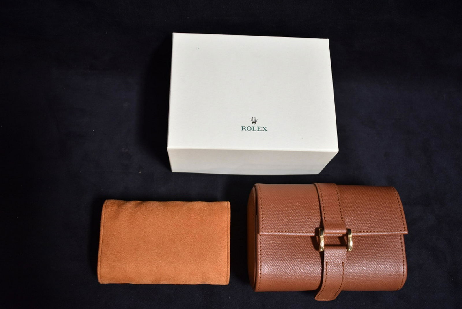 ROLEX LEATHER TRAVEL CASE NIB (1 of 2)