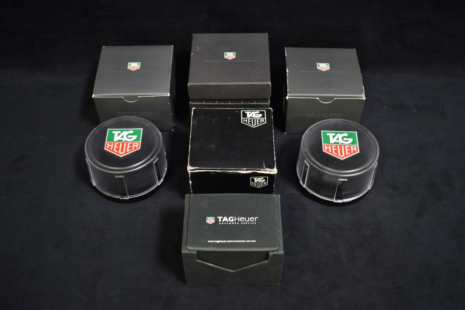 TAG HEUER LOT OF 7 EMPTY WATCH BOXES (1 of 6)