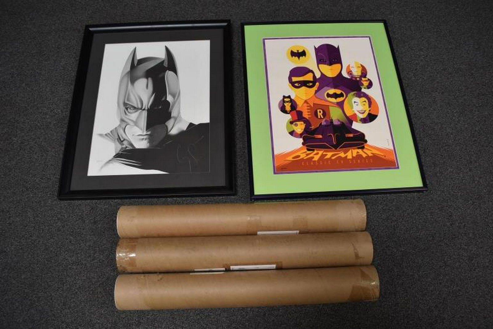 5 ORIGINAL BATMAN POSTERS (1 of 2)