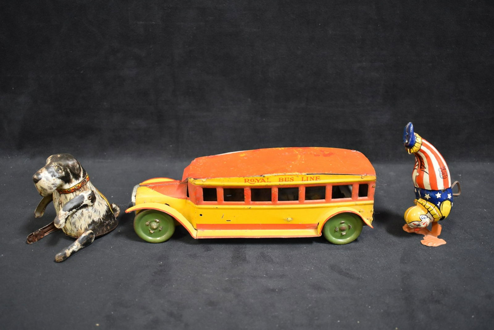3 TIN LITHO WIND UP TOYS (1 of 5)