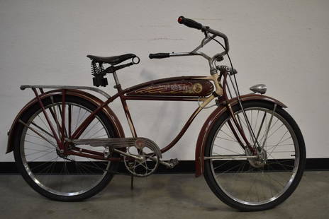 1930'S SCHWINN LIBERTY MOTORBIKE BOY'S BICYCLE: ORIGINAL CONDITION & PAINT