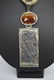 SIGNED LOMAWYWESA HOPI STERLING SILVER PENDANT - 2