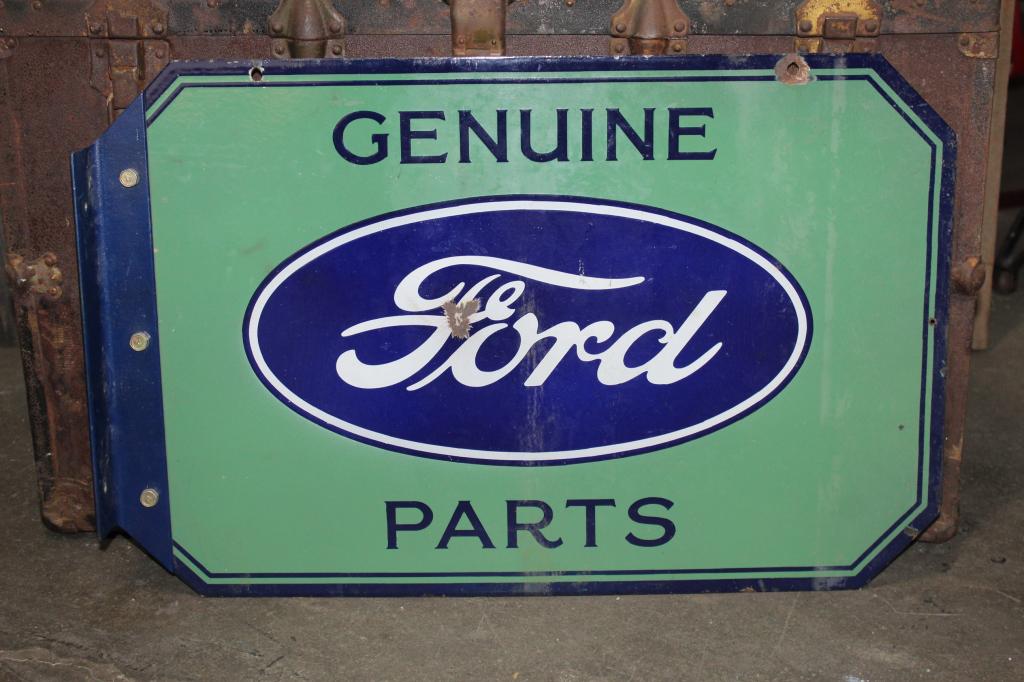Canadian Genuine Ford Parts Porcelain Sign (TAC) (1 of 8)