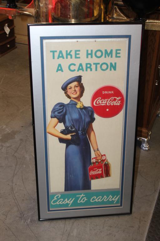 1937 Coca-Cola Cardboard â€œtake home a cartonâ€ (1 of 6)