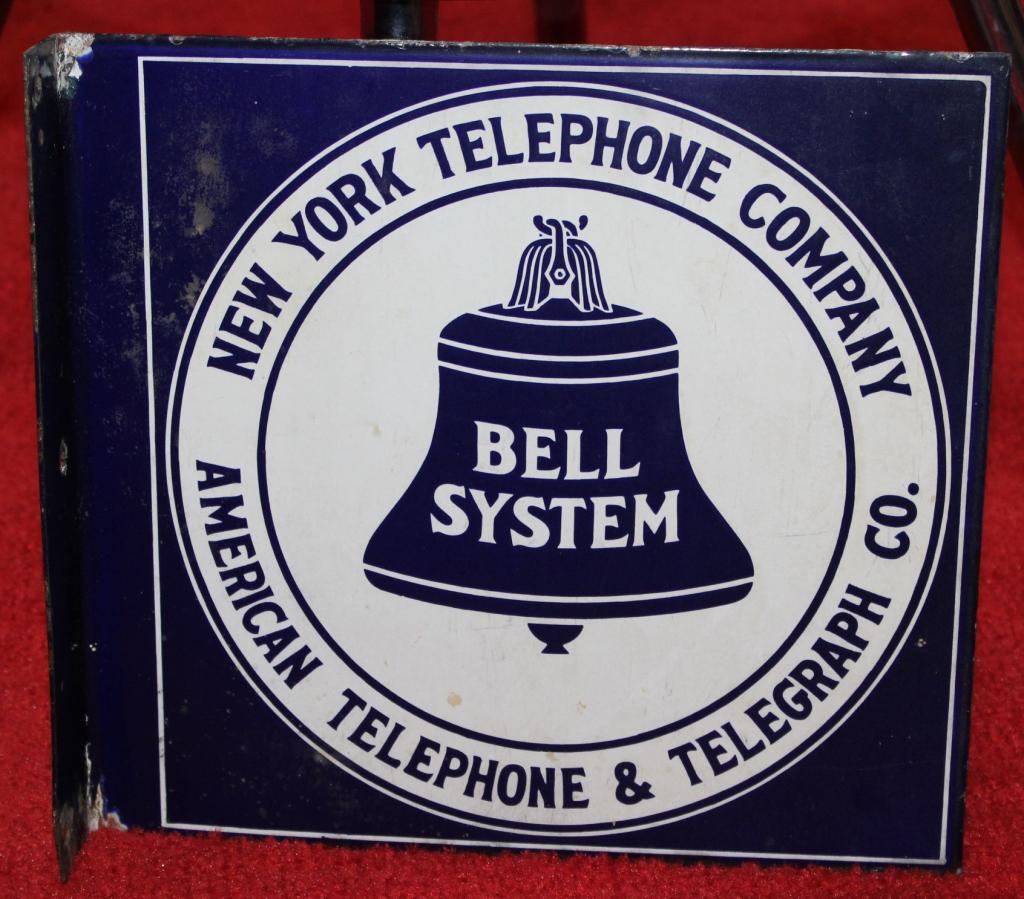 Bell System New York telephone Porcelain Sign (1 of 6)