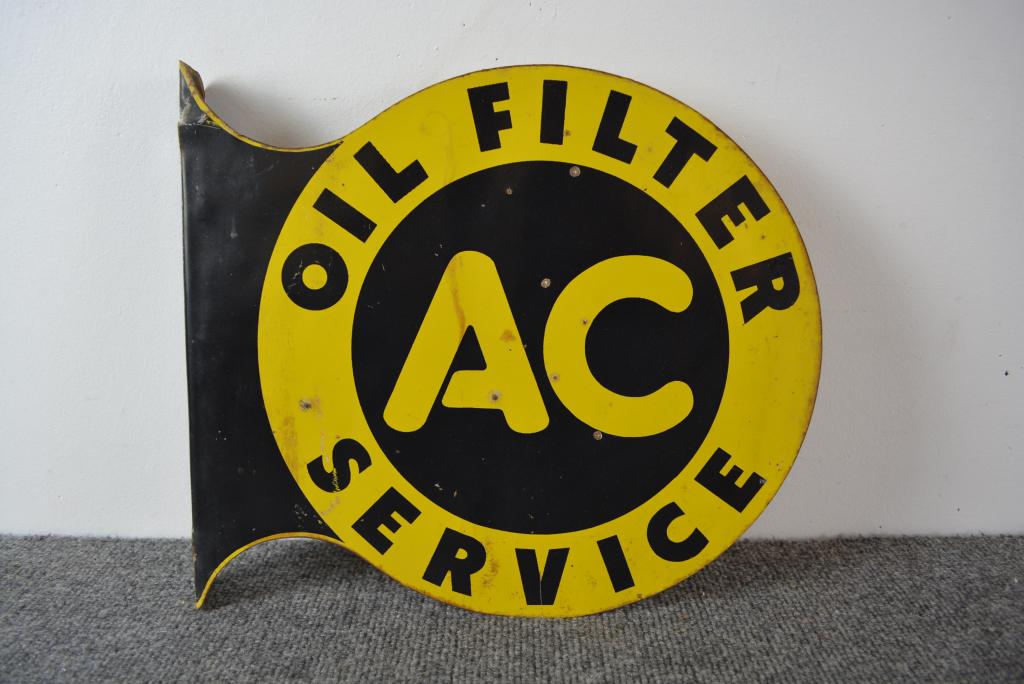 AC Oil Filter Service Metal Sign (TAC) (1 of 2)