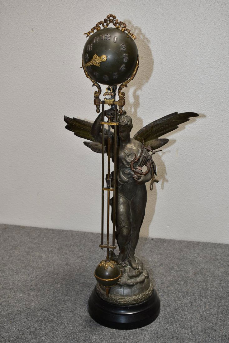 ANSONIA "GLORIA" BALL SWING CLOCK May 09, 2020 Redlands Antique