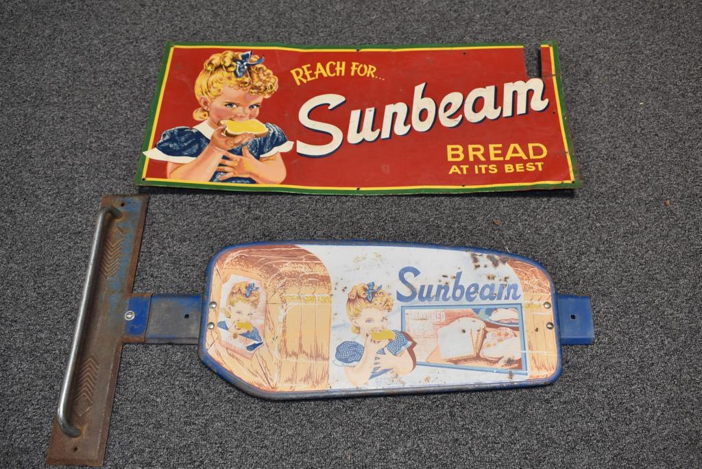 2 SUNBEAM BREAD SIGNS (1 of 2)