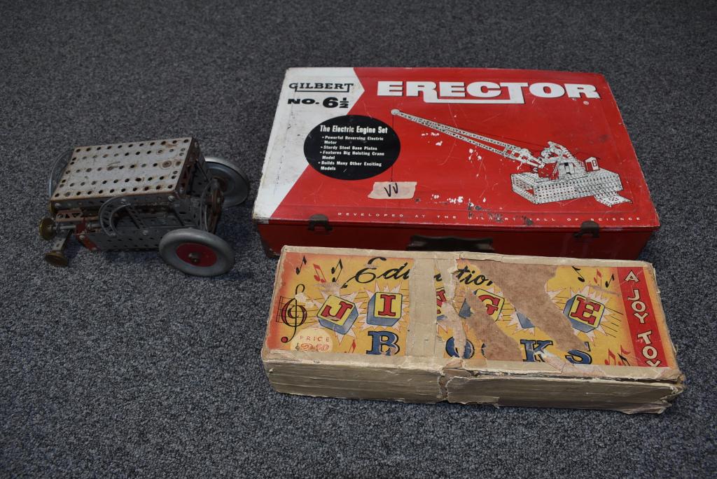 ERECTOR SET & BLOCK SET IN ORIGINAL BOXES (1 of 2)