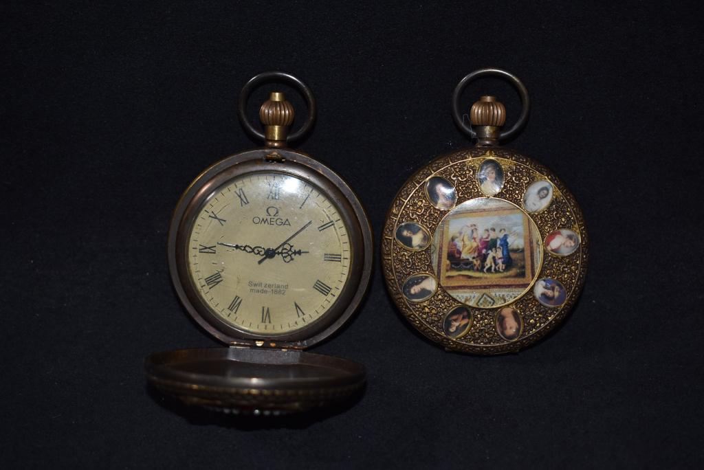 2 RUSSIAN STYLE POCKET WATCHES (1 of 2)