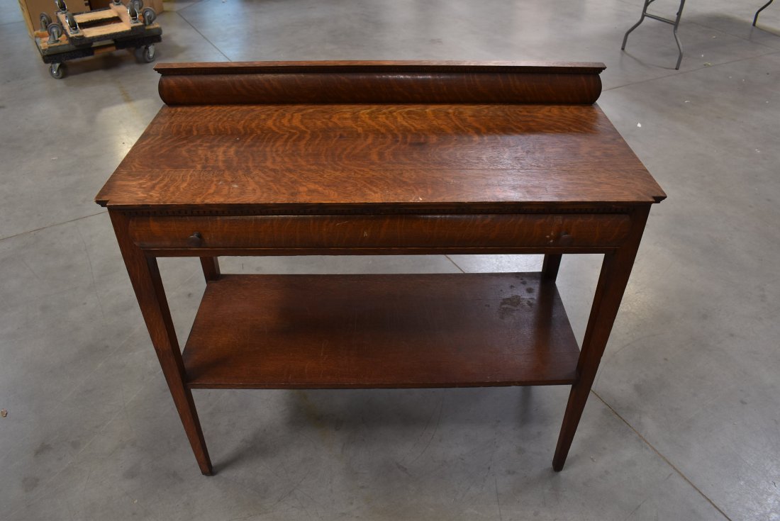 1900'S AM. OAK SERVER (1 of 1)