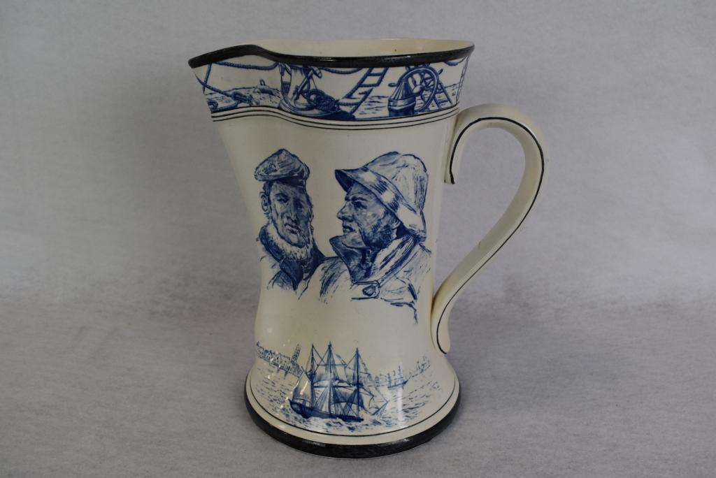 BUFFALO POTTERY MARINE PITCHER (1 of 4)