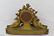 FRENCH BRONZE MANTLE CLOCK W/ WINGED CHERUBS - 3