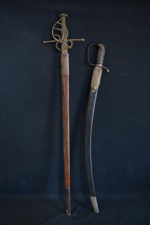 2 ANTIQUE SWORDS 1 MARKED WOOLEY DEAKIN (1 of 7)