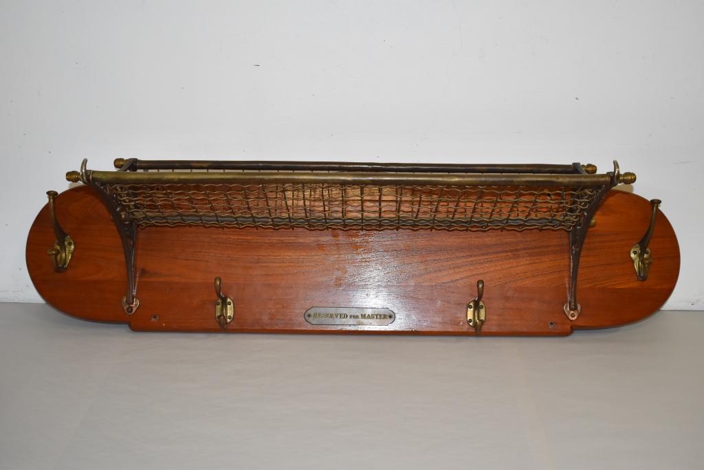 NSWR RAILROAD BRASS / TRAIN LUGGAGE RACK (1 of 4)