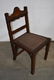 SIGNED MONTEREY OLD WOOD "MONK DESK" W/ CHAIR - 6