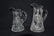 GROUP OF 4 AMERICAN BRILLIANT CUT GLASS PITCHERS - 3