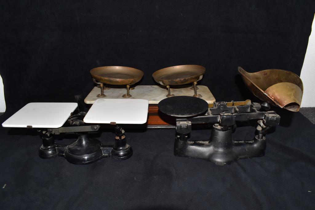 LOT OF 3 ANTIQUE SCALES (1 of 4)