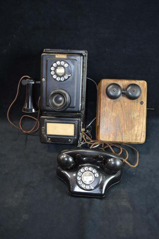 2 ANTIQUE TELEPHONES (1 of 1)