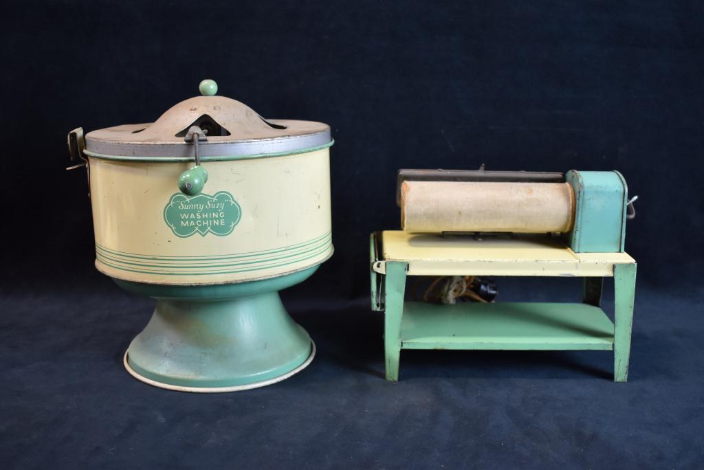 SUNNY SUZY TOY WASHING MACHINE & TOY MANGLE (1 of 2)
