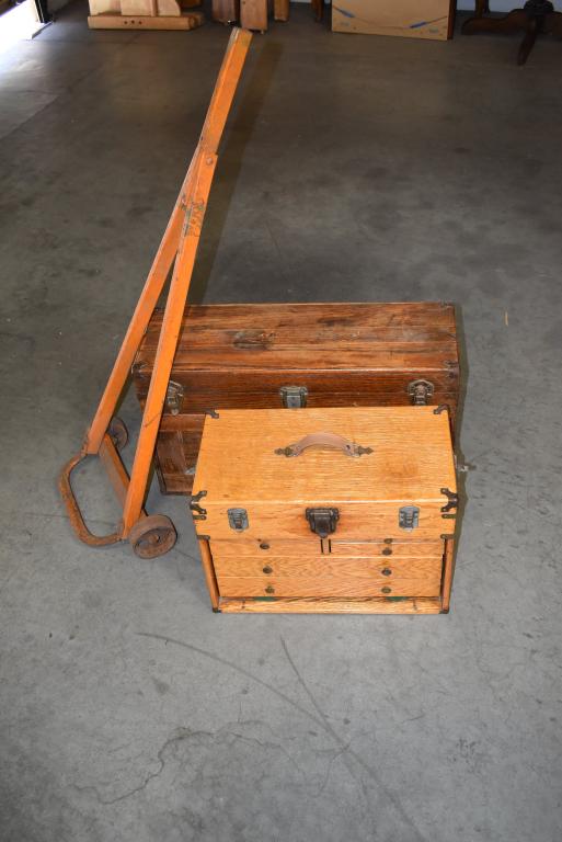 2 TOOL BOXES & DOLLEY (1 of 1)