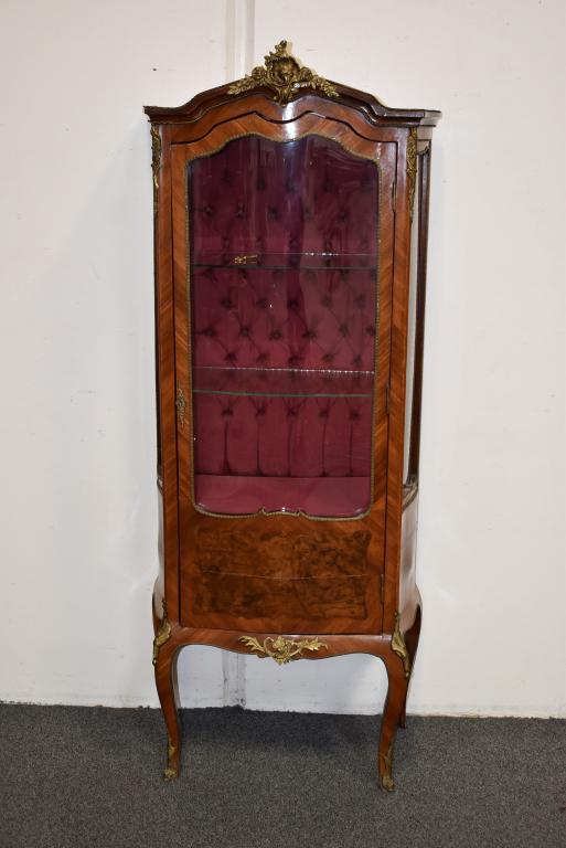 FRENCH STYLE CURIO W/ ORMOLU (1 of 3)