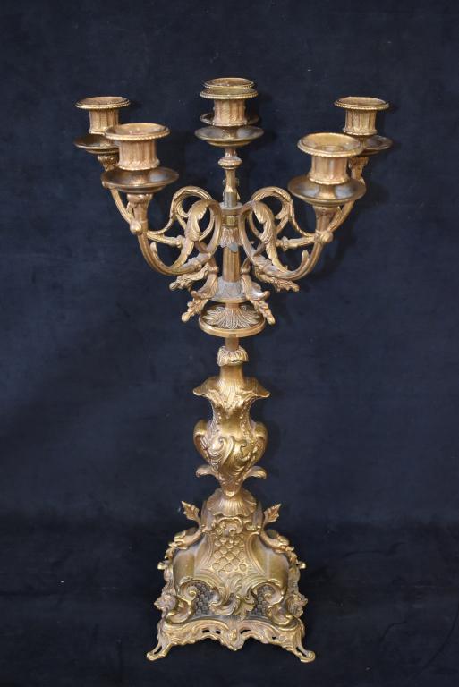 BRONZE 5 ARM CANDLEABRA (1 of 1)