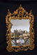 CARVED ITALIAN WOOD WALL MIRROR