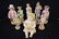 8 BISQUE FIGURES