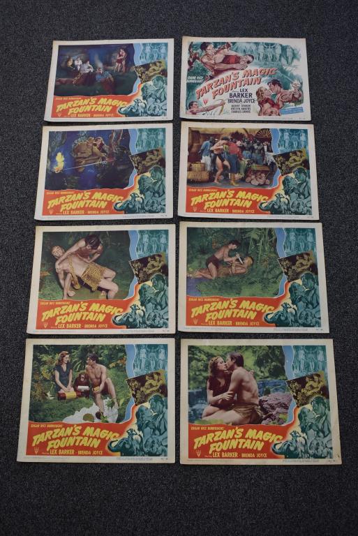 TARZANS MAGIC FOUNTAIN LOBBY CARDS (1 of 1)