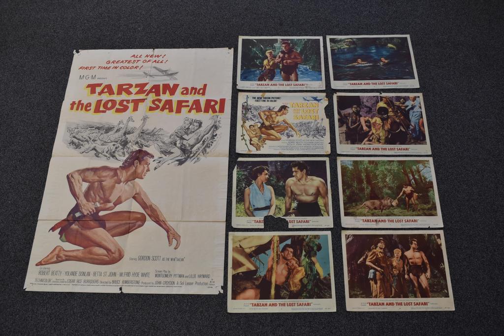 TARZAN AND THE LOST SAFARI LOBBY CARDS & POSTER (1 of 1)