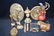 GROUPING OF VICTORIAN METAL TABLE ITEMS
