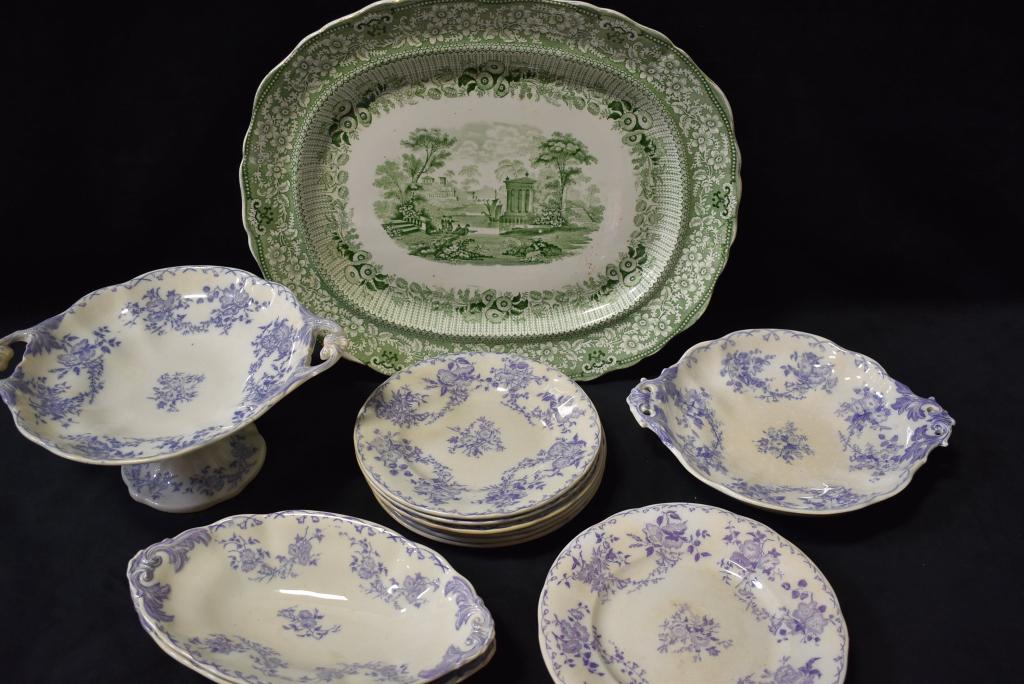 13 PCS ENGLISH PORCELAIN (1 of 2)