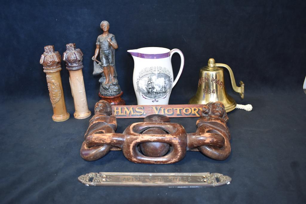 9 PCS NAUTICAL ITEMS (1 of 1)