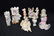 LOT OF 13 BISQUE FIGURES