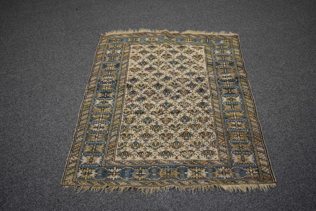 ANTIQUE APPROX. 5' X 3'7" HANDMADE PERSIAN RUG (1 of 3)